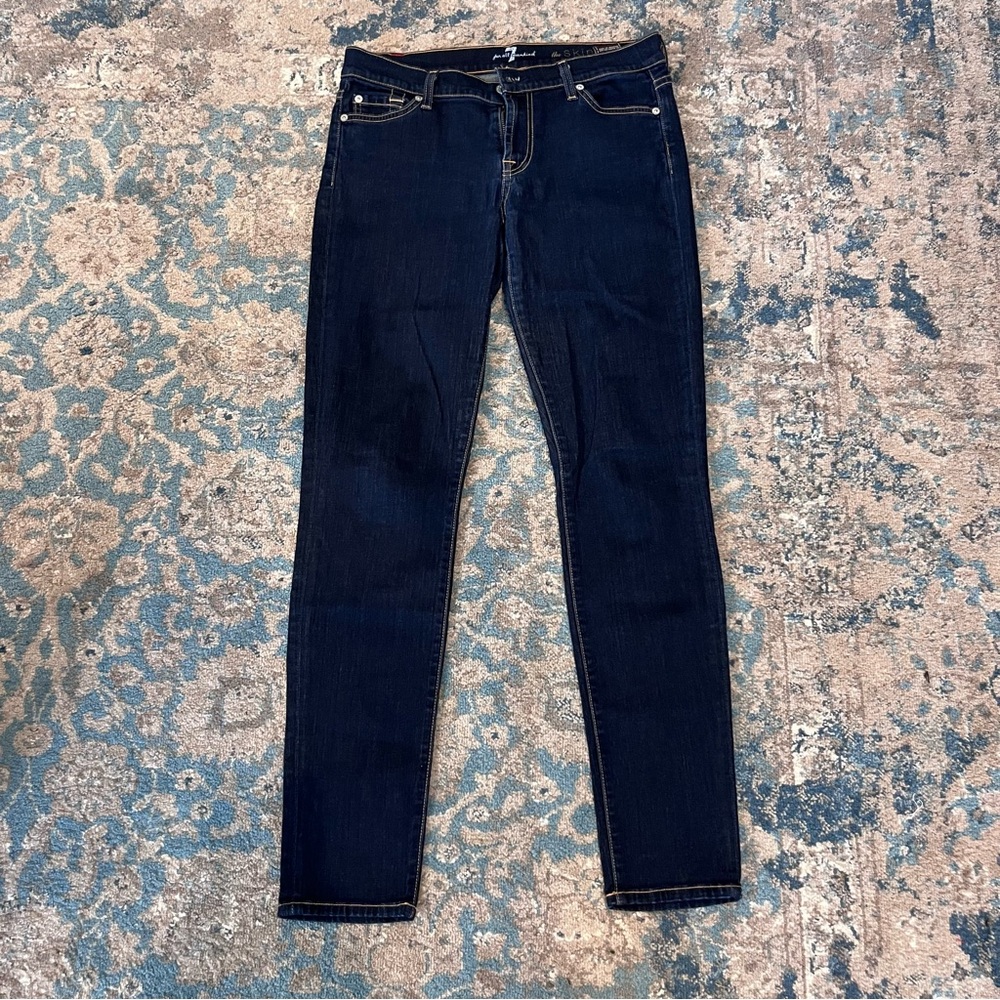 7 For All Mankind Skinny Jeans Size 28